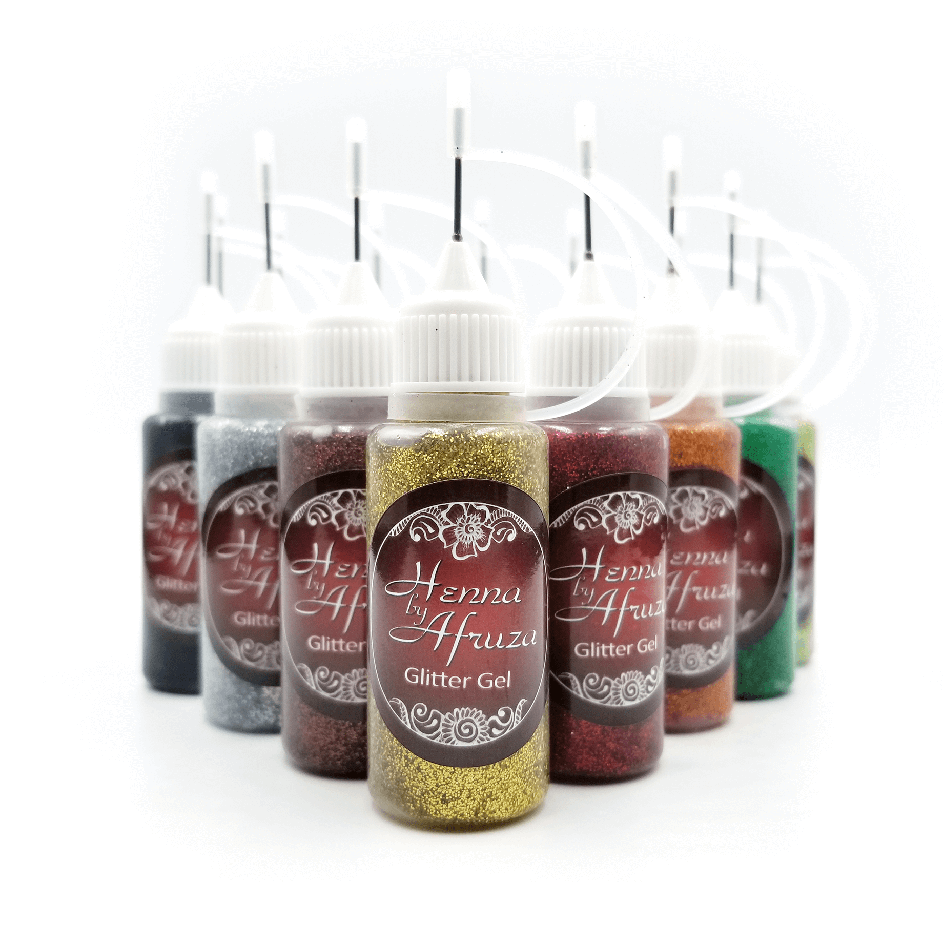 Glitter Gel Bottle HennaByAfruza